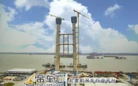 施工典范丨中联重科塔机参建十三五重点工程瓯江北口大桥 攻克三大施工难题