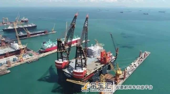 世界上最大的半潜式起重船Sleipnir完工!