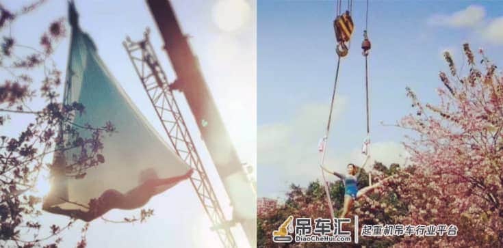 大妈用吊车拍照：为何这波操作会让年轻人汗颜？