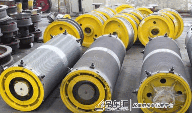 关于卷筒组在起重机方面的应用