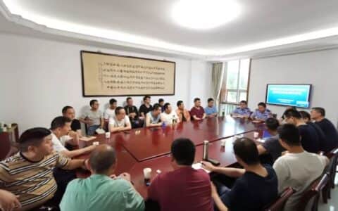高塍分局组织召开辖区起重机械销售安装和维保单位安全培训会