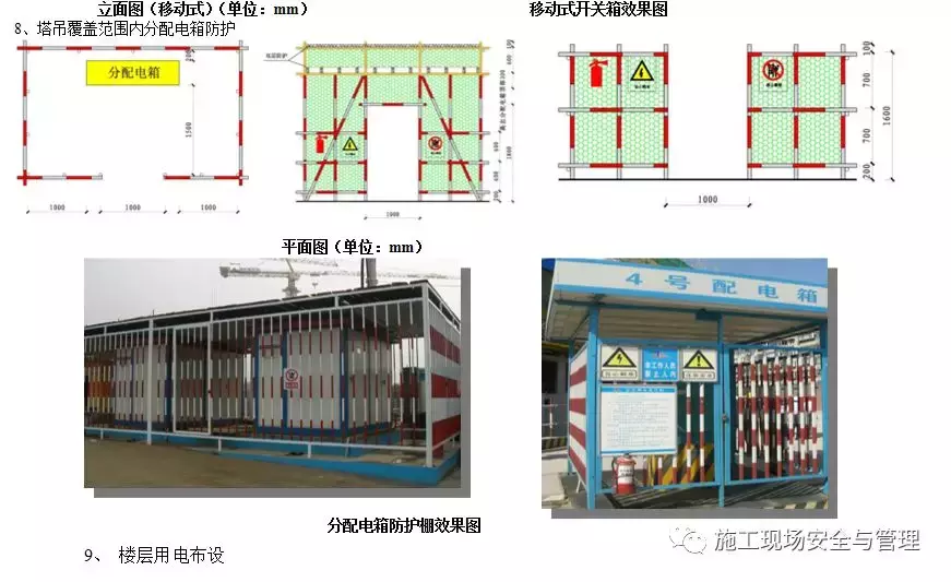 施工现场安全防护标准化图集(临电,塔吊,施工电梯等)