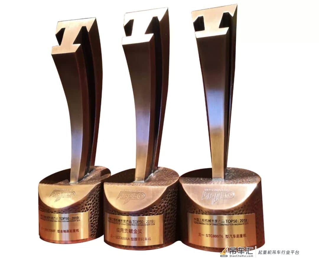 三款起重机获评2019TOP50,SCC6500A以专业成就价值金奖