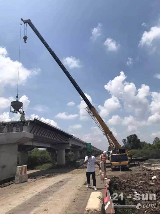 “一带一路”上的明珠,柳工起重机闪耀泰国