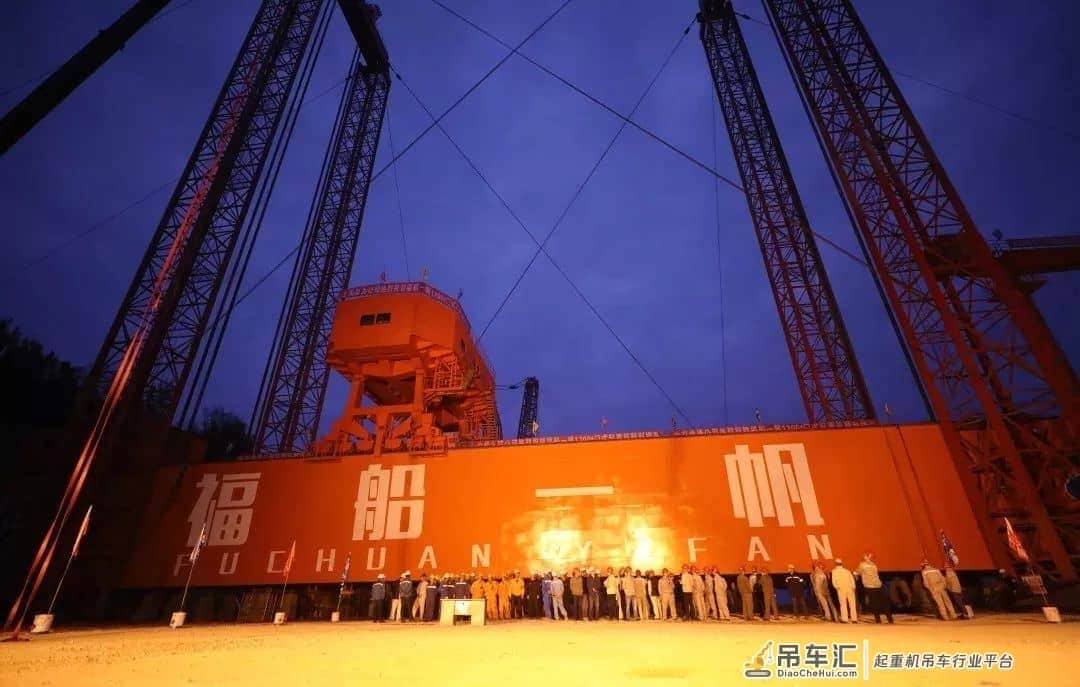 福建最大门式起重机,中船九院造!