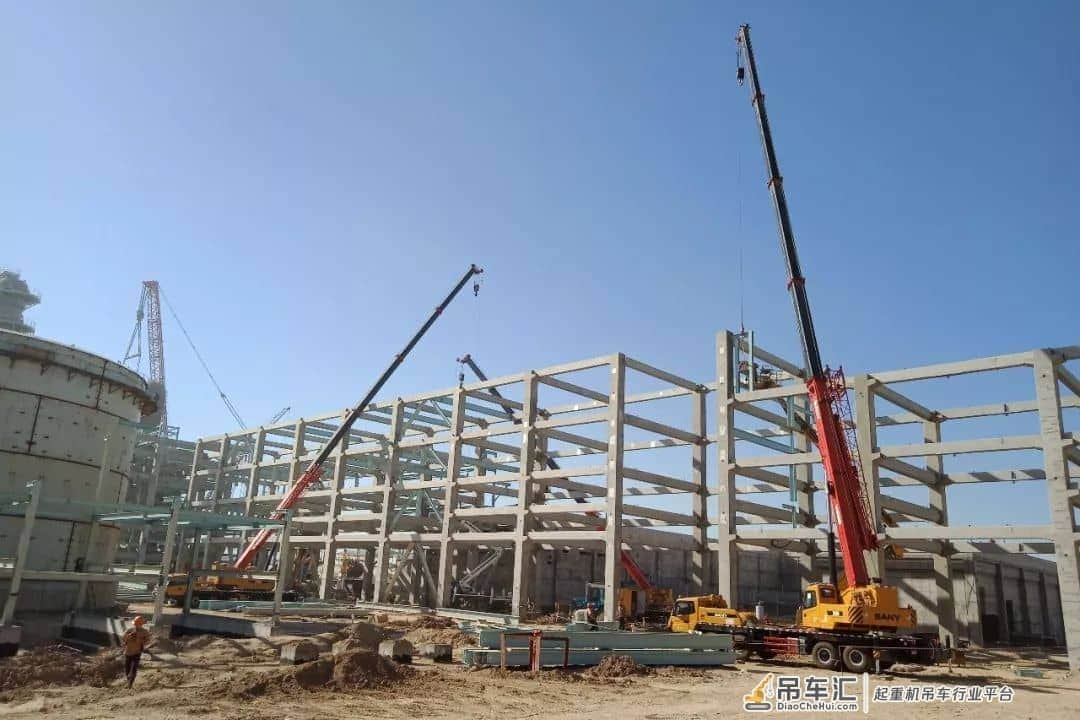 燃爆!100台三一起重机远征乌兹别克,参建中亚首个核电站