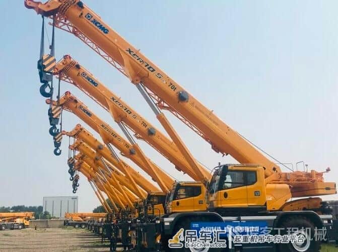 徐工越野轮胎起重机新品开道，上半年出口销量同比劲增167%