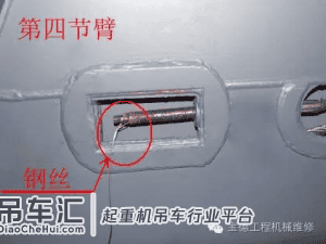中小吨位汽车吊 吊臂拆装维修过程解析
