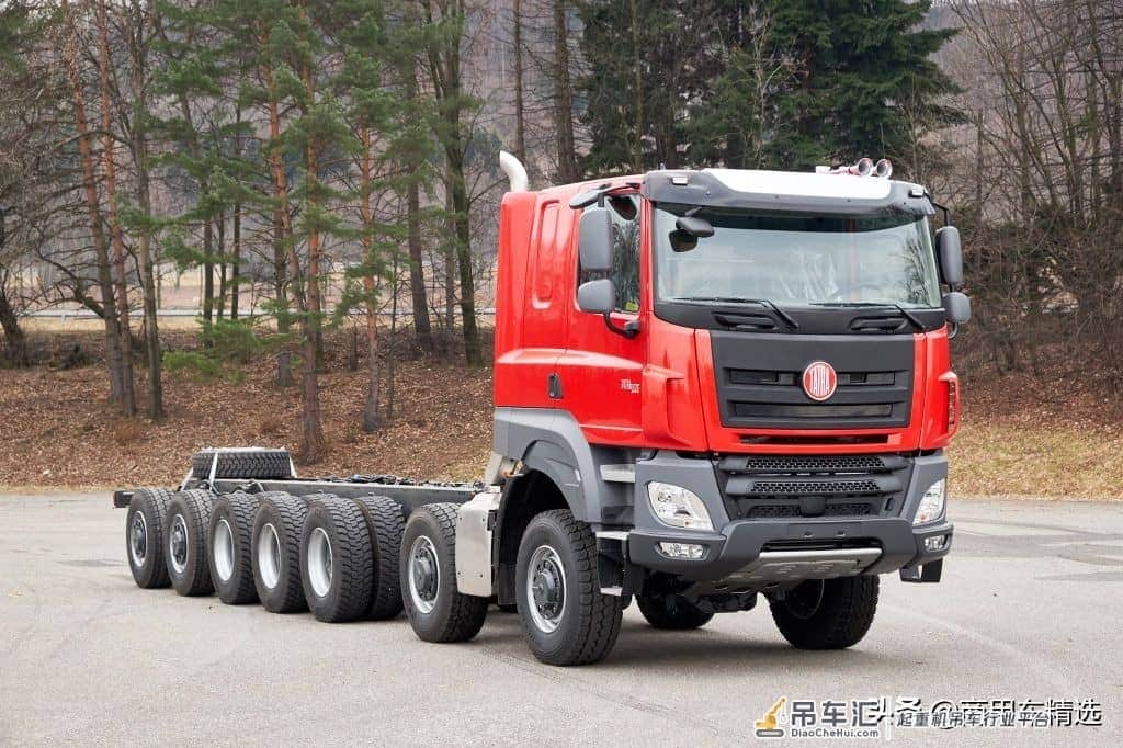 14x12七轴超长怪兽 530马力太脱拉凤凰起重机改造完毕