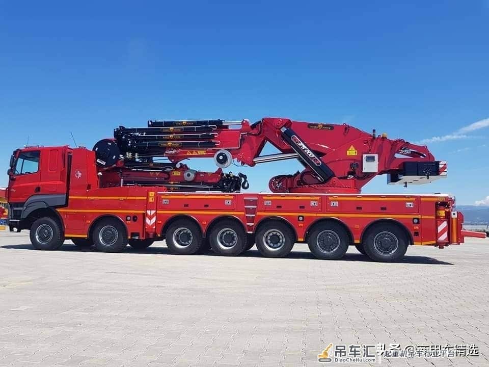 14x12七轴超长怪兽 530马力太脱拉凤凰起重机改造完毕