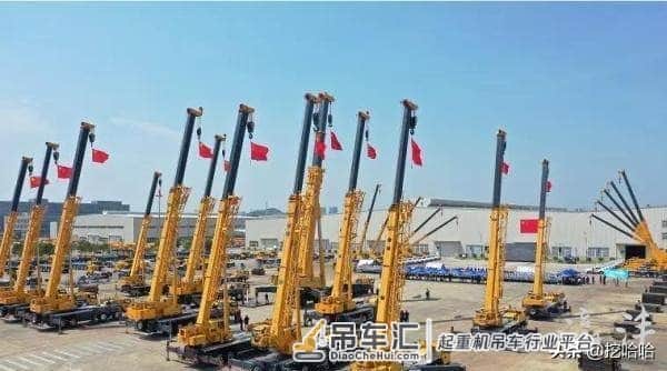 又一批大国重器震撼亮相:徐工起重机新品上市