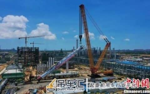 徐工4000吨履带式起重机XGC88000转战国外 逐鹿全球