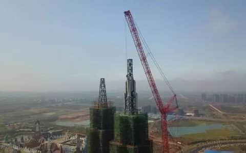 全国仅有三台！三一履带吊SCC16000 唯美施工