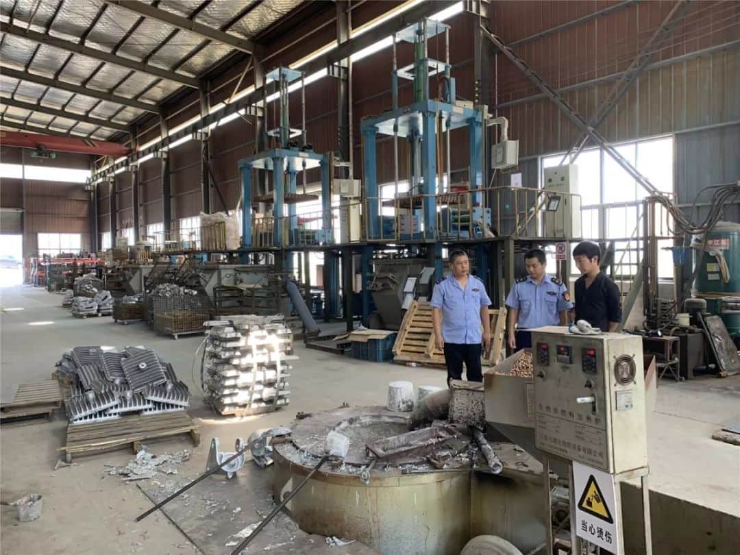 环科园分局开展冶金起重机械安全专项检查