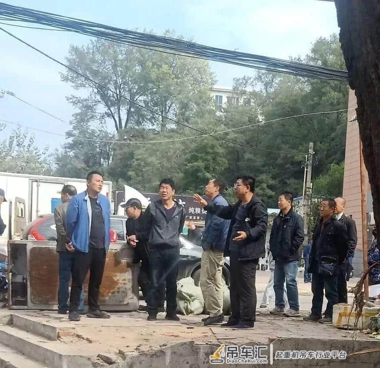 瓦房店一30多年生大树被风刮倒,这事动用了两台吊车