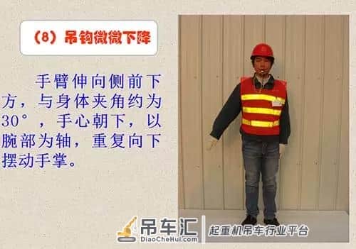 吊车指挥的手势都有哪些?看完这篇就知道了