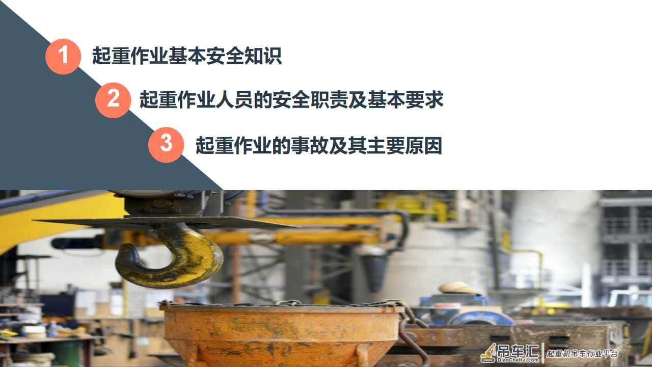 「安全第一」如何更好地做好起重作业现场安全管理|PPT