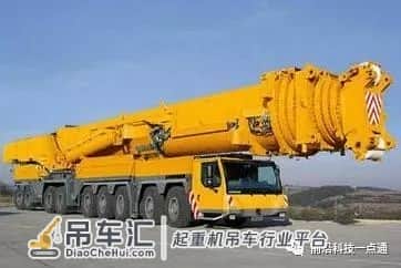 大型吊车吊臂如何伸缩,原理很简单