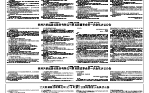 株洲天桥起重机股份有限公司第五届董事会第一次会议决议公告