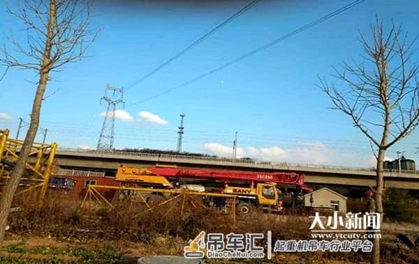 吊车线下违章作业 烟台供电公司紧急处置消除安全隐患