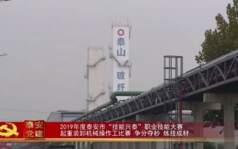 泰安党建丨2019年度泰安市“技能兴泰”职业技能大赛起重装卸机械操作工比赛