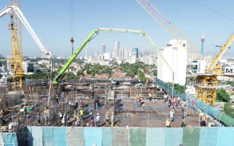 斯里兰卡的“中国建设者”中联重科混凝土机械亮相科伦坡