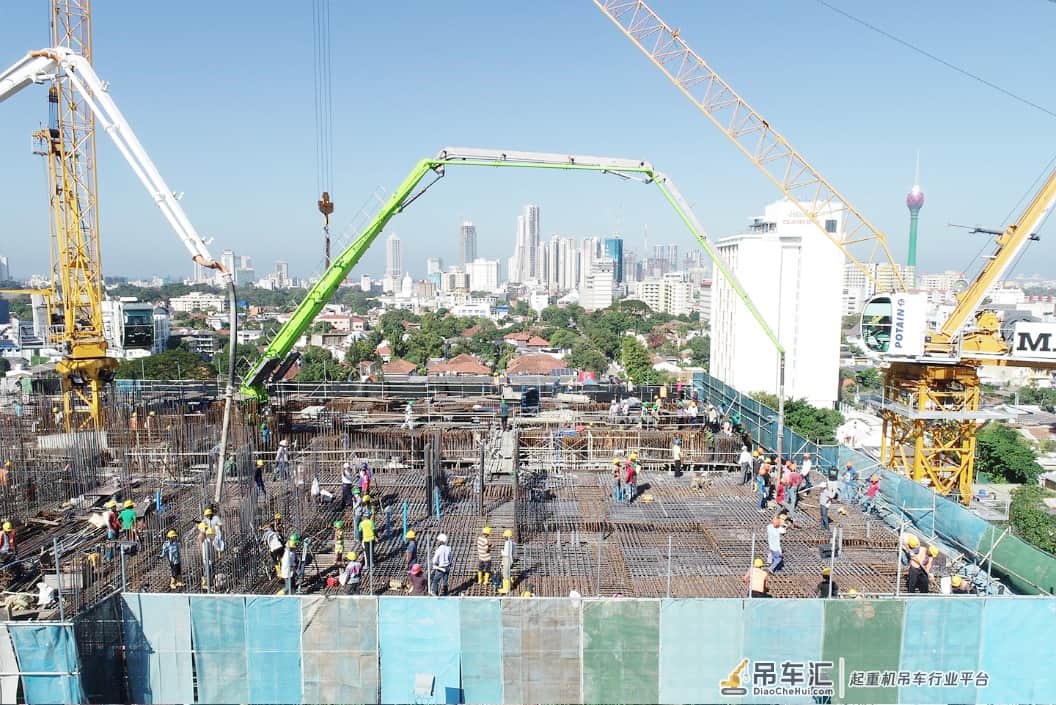 斯里兰卡的“中国建设者”中联重科混凝土机械亮相科伦坡
