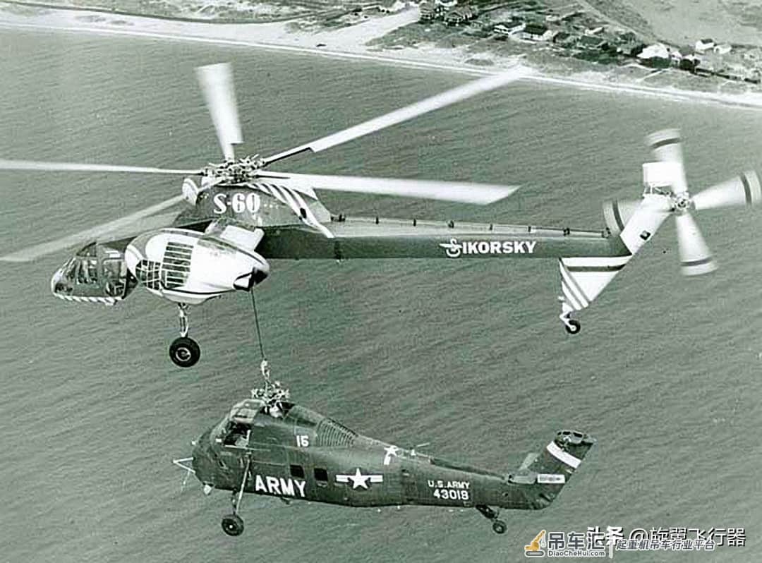 起重型直升机的开山之作,西科斯基S-60:去掉机身更高效