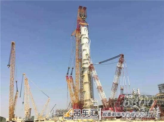 “世界第一吊”徐工四千吨级履带起重机沙特首吊成功
