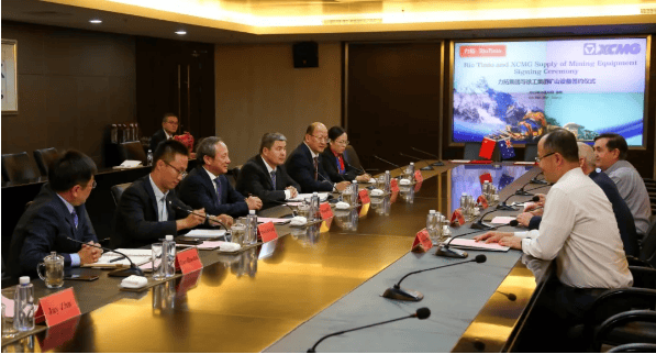 同德共赢！ 徐工与全球知名矿业巨头力拓集团签约！