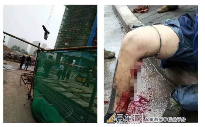 震惊|一钢筋工被塔吊吊起几十米高才被发现!