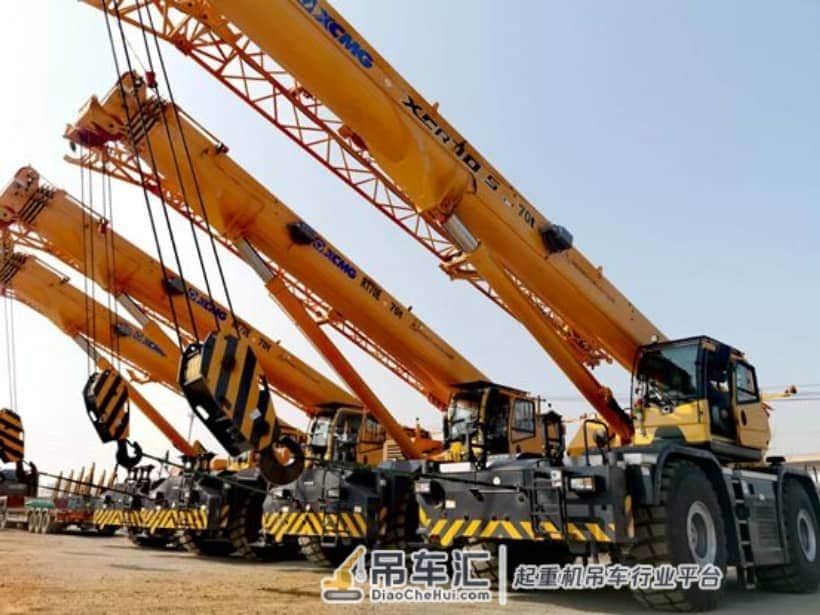越野轮胎吊再次批量出口海外！两次批量采购，徐工魅力何在？