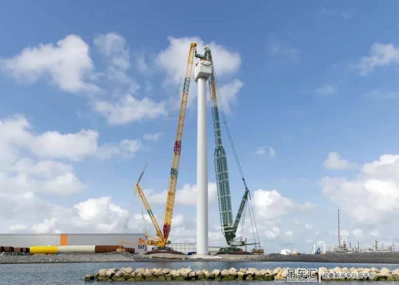 海上风电巨无霸！GE “Haliade-X 12 MW”型风力发电机在荷兰被架起！