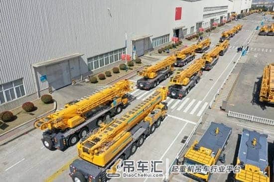 20万台什么概念?全球每3台轮式起重机,就有1台徐工造!