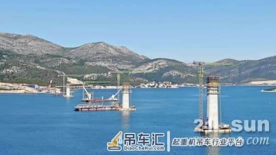 迈入欧洲高端市场，中联重科建筑起重机助建克罗地亚“统一之桥”
