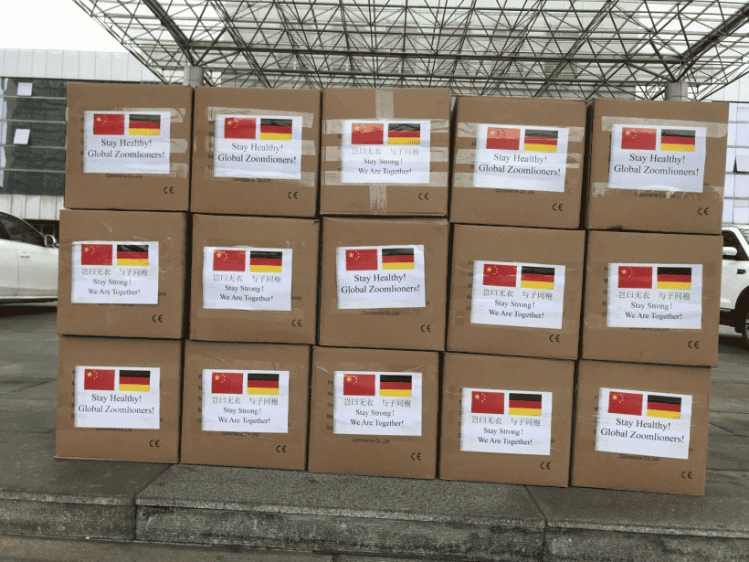 和衷共济丨第三批！中联重科再向40多国捐赠70万件抗疫物资