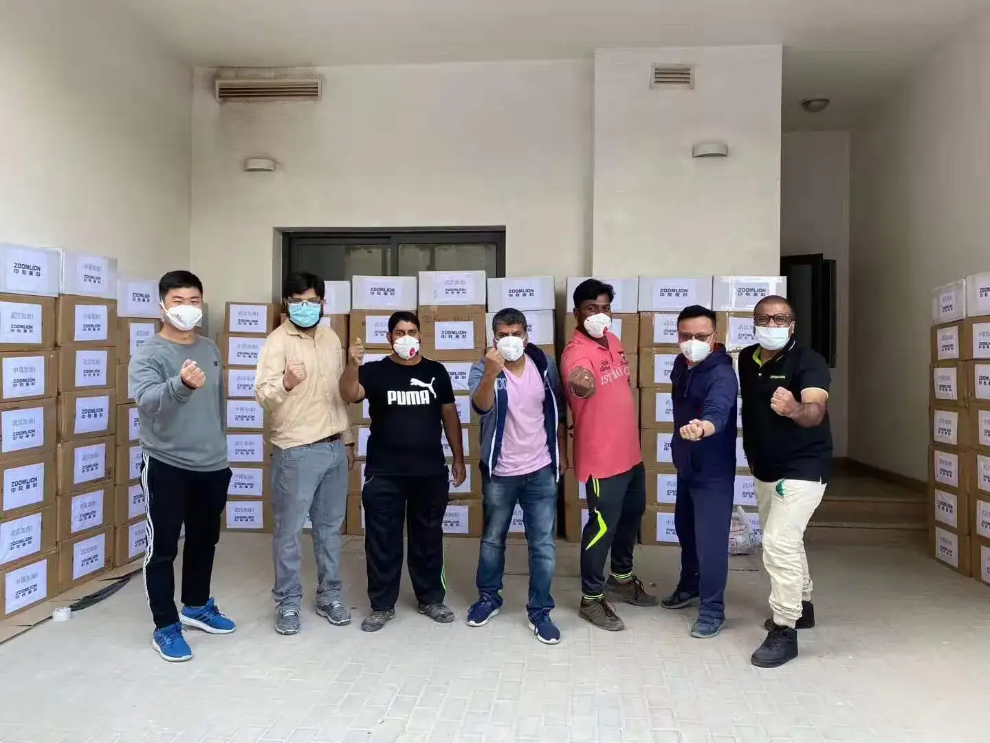 最新!中联重科首批海外采购医疗防护物资今晨运抵长沙
