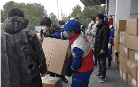 报告！中联重科第二批百万件医护物资来了
