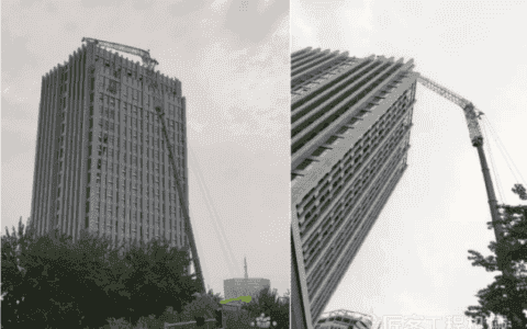 超1吨钢构吊至百米以上楼顶，中联重科400吨全地面起重机上演极限吊装施工
