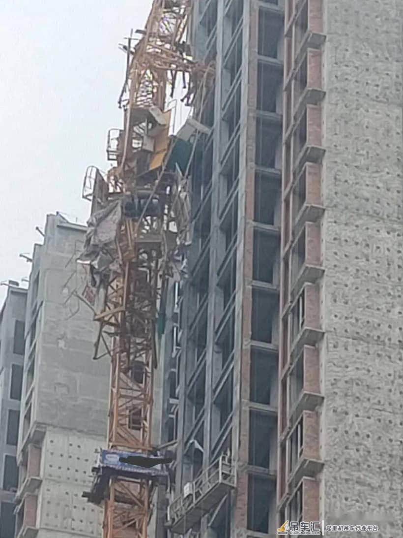 突发!5月21日,长沙一工地塔吊发生倒塌事故!2019年较大塔式起重机事故回顾