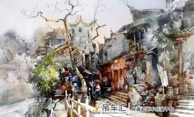 起重机与群鸥齐鸣：新加坡水彩画家陈长豪作品选
