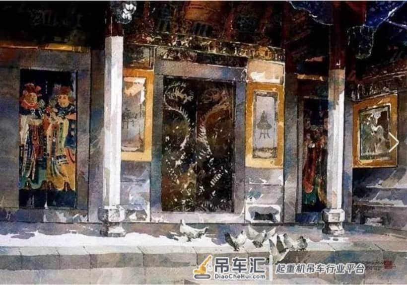 起重机与群鸥齐鸣:新加坡水彩画家陈长豪作品选
