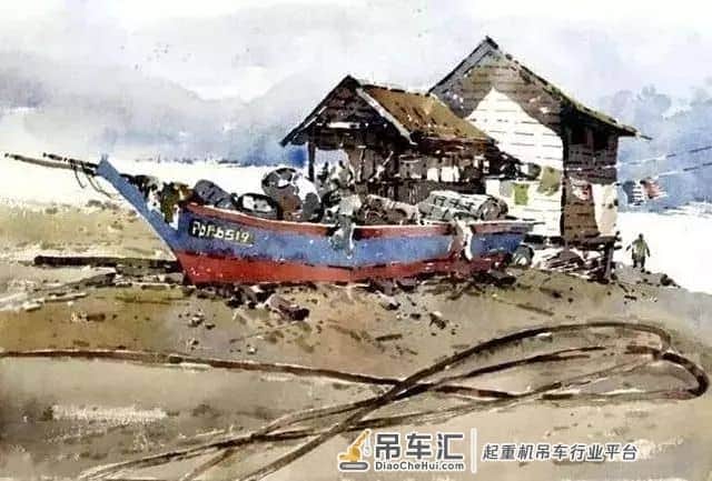 起重机与群鸥齐鸣:新加坡水彩画家陈长豪作品选