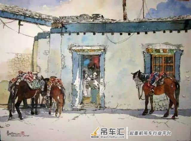起重机与群鸥齐鸣:新加坡水彩画家陈长豪作品选