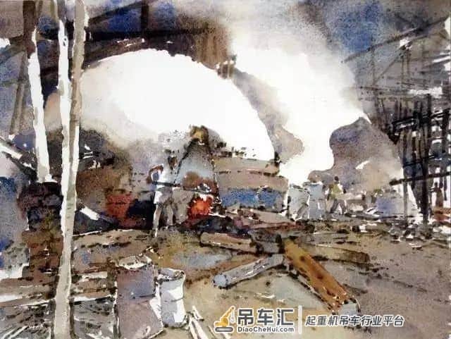 起重机与群鸥齐鸣:新加坡水彩画家陈长豪作品选