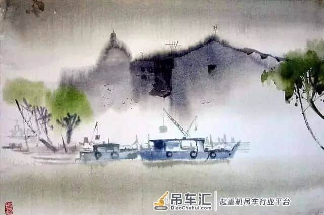 起重机与群鸥齐鸣:新加坡水彩画家陈长豪作品选