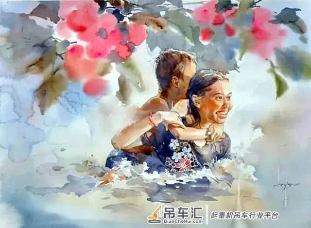 起重机与群鸥齐鸣:新加坡水彩画家陈长豪作品选