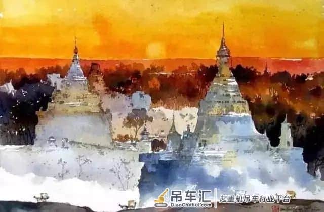 起重机与群鸥齐鸣:新加坡水彩画家陈长豪作品选