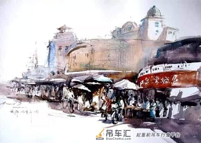 起重机与群鸥齐鸣:新加坡水彩画家陈长豪作品选