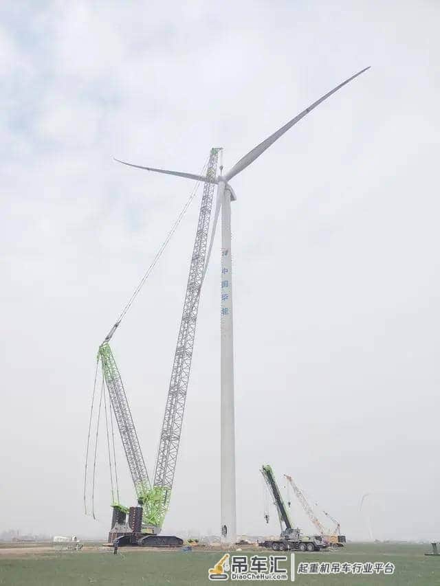 “追风少年”丨800吨风电吊装神器再战安徽小涧风场